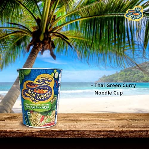 Blue Dragon Blue Dragon Instant Cup Noodle - Thai Green Curry Cup Noodle | Easy to Making | Vegetarian Food | No Preservative & Artificial Colors | Instant Cup Noodle - 63gm