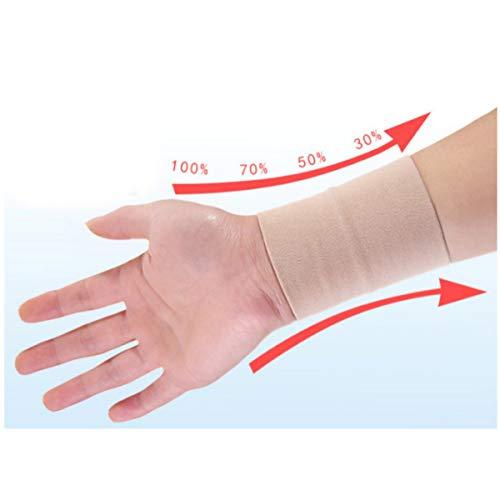 HEALLILY HEALLILY Wrist Bracer 2Pcs Washable Moisture- wicking Wrist Support Brace Bands Injury Protector Wrist Guards for Sports