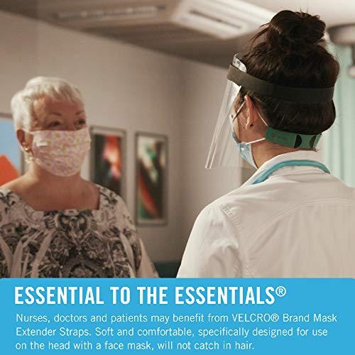 VELCRO Brand VELCRO Brand Face Mask Extender Straps 4pk Multi-Color, 12 x 1 Comfortable and Adjustable Ear Savers, VEL-30086-USA