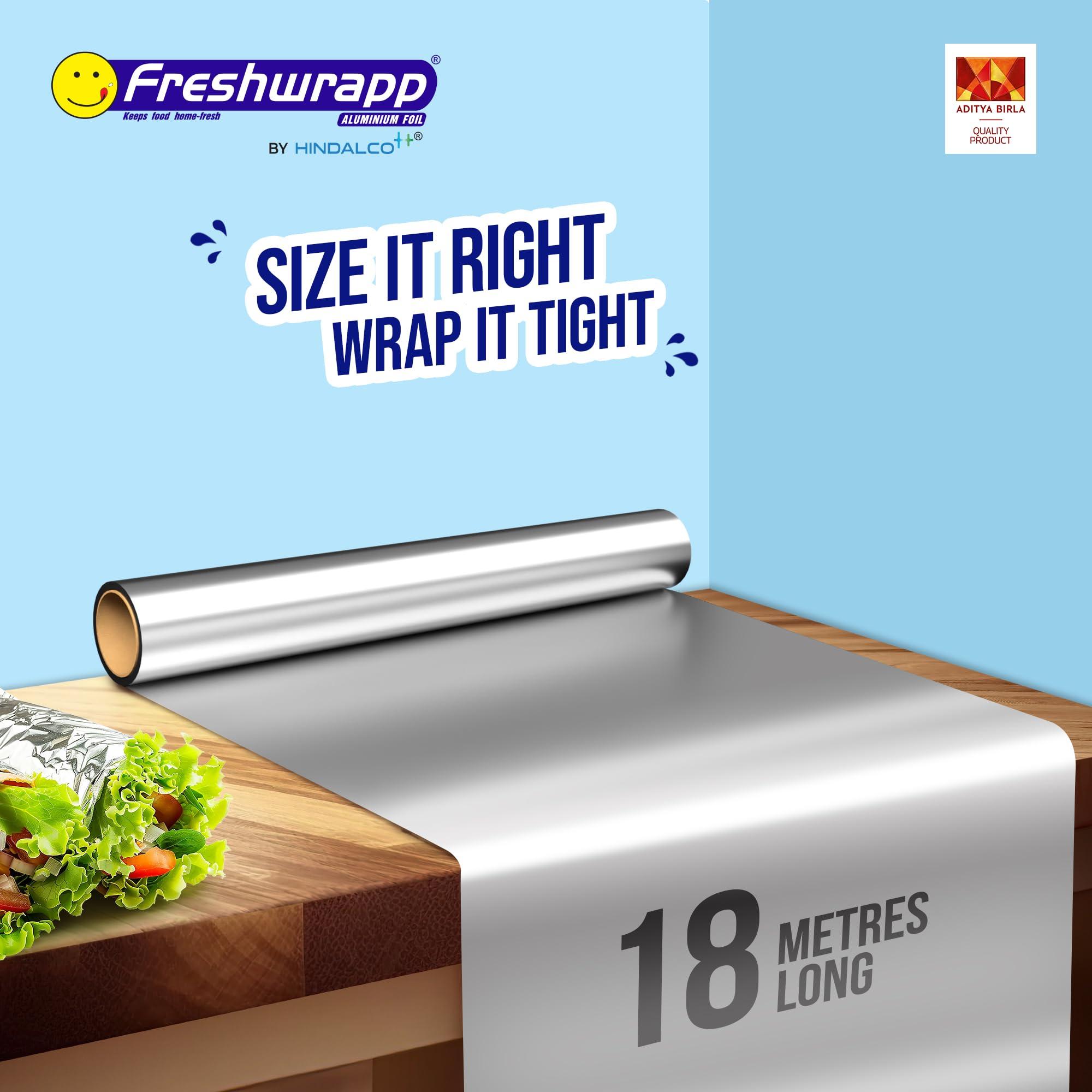 HINDALCO Freshwrapp 18 m Standard Aluminium Foil