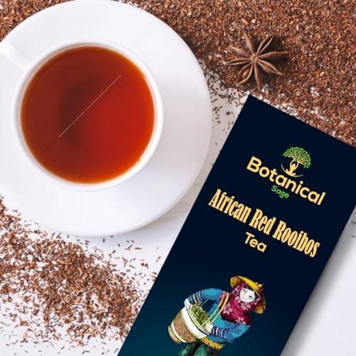 Botanical Sage Botanical Sage- Rooibos Tea 30 Pyramid Tea Bags | South African Red Rooibos | Selected | Luxury Tea