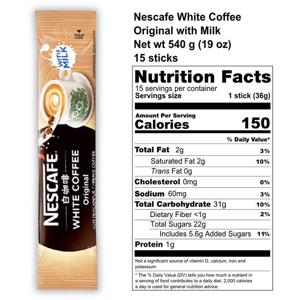 Nescafé Nescafe Ipoh White Coffee Original (15 Sachets) - \"Oh So Creamy\" Premix Instant Coffee Deliciously Milky, Creamy & Aromatic Coffee With A Rich Layer Of Foam Just Mix With Water - Instant, Bag, 0.68 Kg