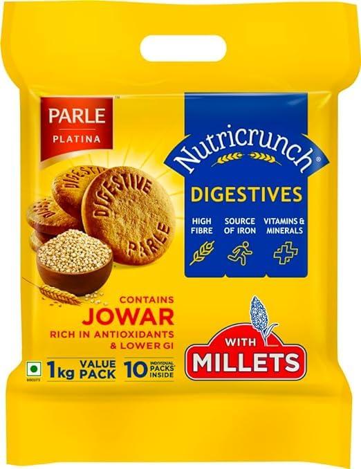 Generic Parle Nutricrunch Classic Digestive Cookies, 1000g