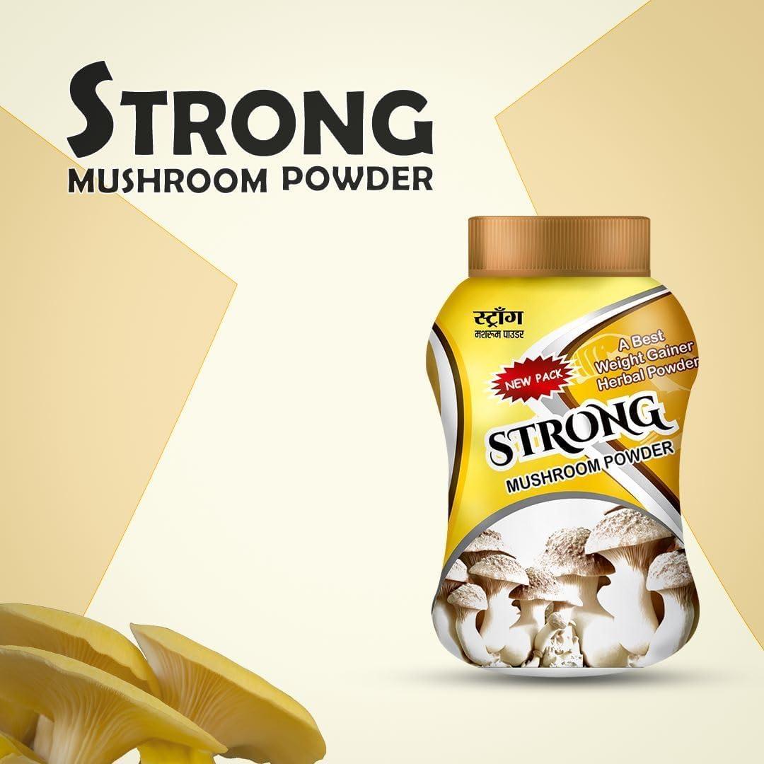 DRL STRONG MUSHROOMS POWDER DRL STRONG MUSHROOMS POWDER Weight Gainer Herbal Powder For Men And Women (100G) (Pack Of 1)