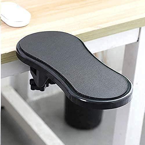 SHOPECOM SHOPECOM Arm Rest Pad, Arm Wrist Rests Hand Shoulder Protect Adjustable arm Support with Rotating arm Support Chair Extender for Home Office Desk Mouse Pads (black Pack of 1)