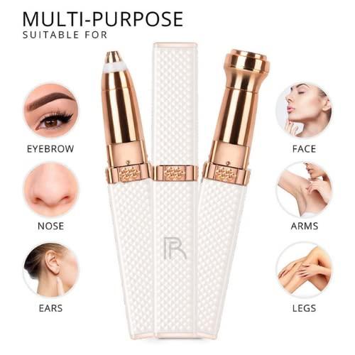 SUNSHREE SUNSHREE Skincare Women's Face Hair Remover Epilator for women Machine for Upper Lip, Chin, Eyebrow, Lips, Body, Arms Hair Remover for Women (White)