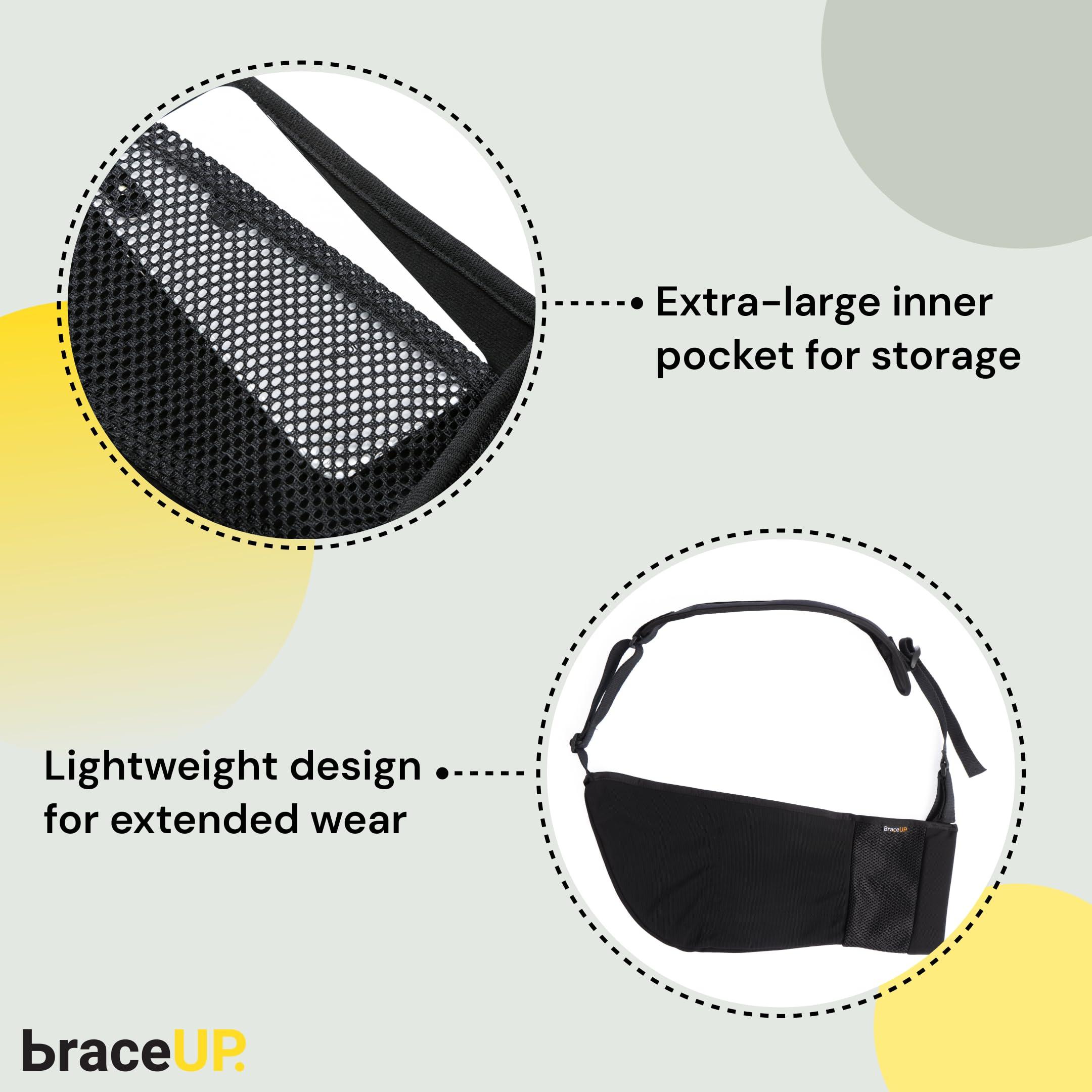 BraceUP BraceUP Arm Sling Adjustable Arm Support for Broken Fractured Arm and Elbow