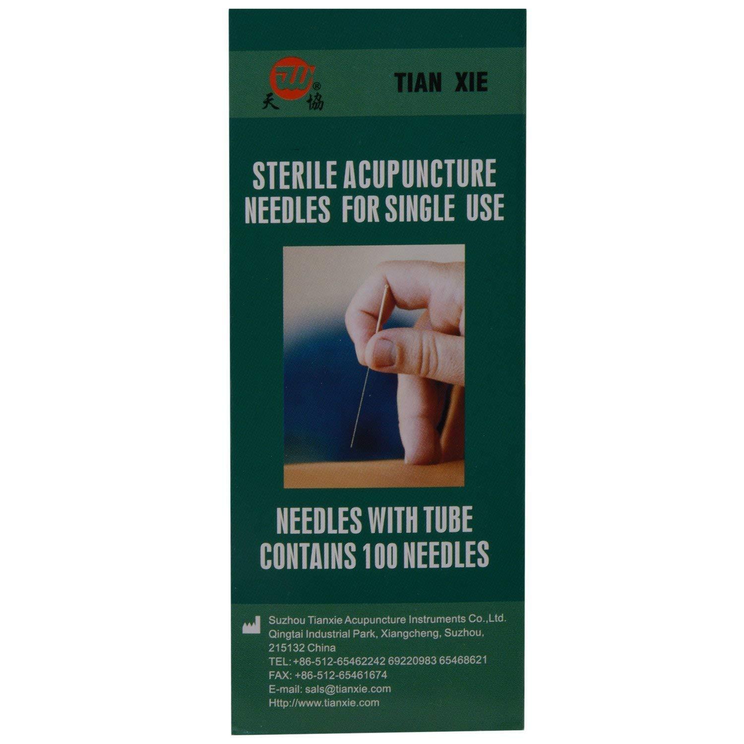 ACUPRESSURE INDIA Acupressure India® Sterile Acupuncture Needles For Single Use Transparent (0.25 * 75) (0.25 * 50)
