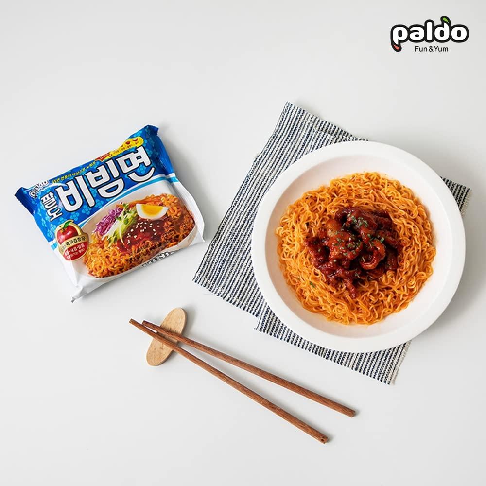 Paldo PALDO FUN & YUM Korean Ramen Family Pack (Bibim Men), 650 Grams, Pack Of 1