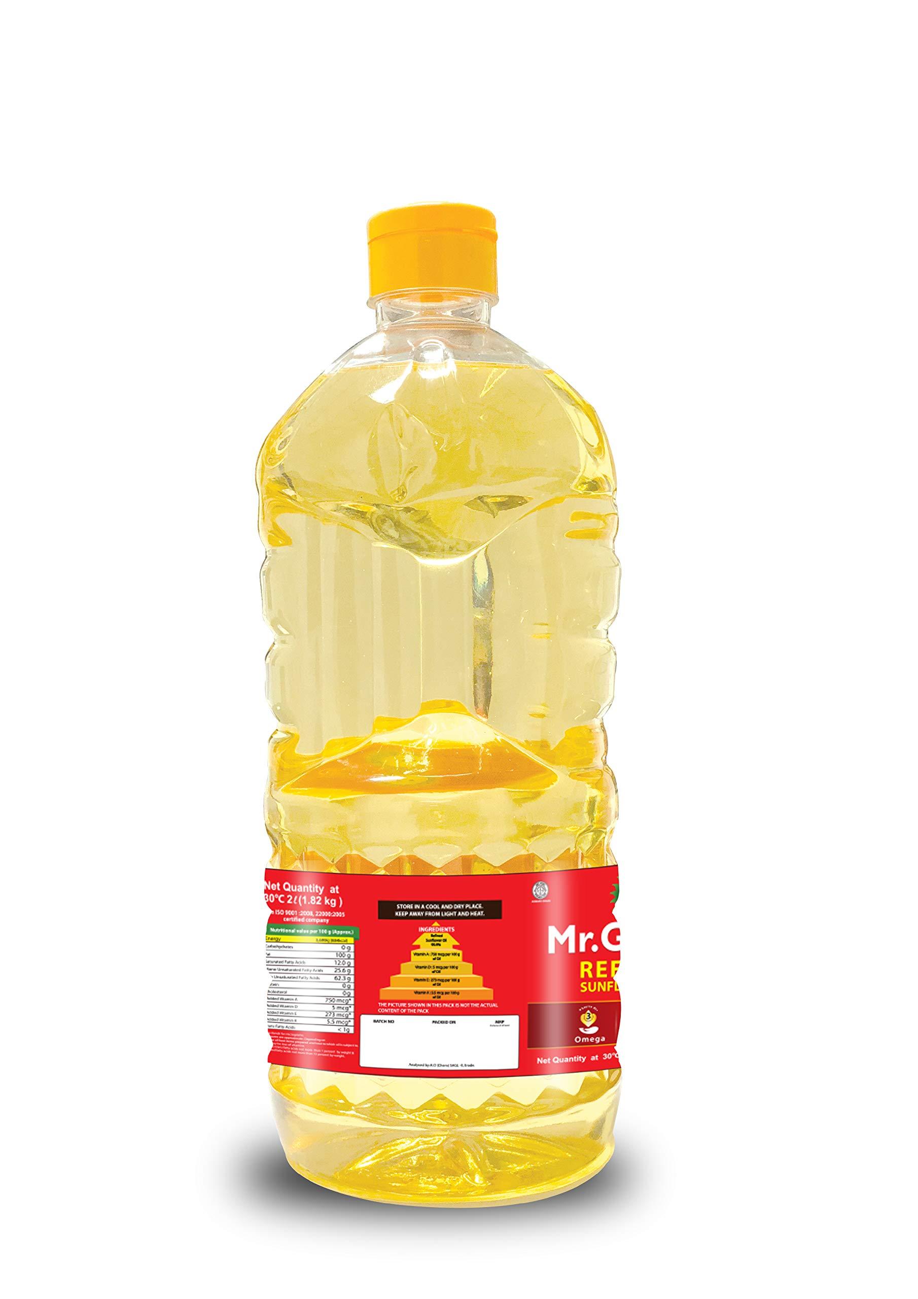 MR. GOLD Mr. Gold Refined Sunflower Oil Pet, 2 L