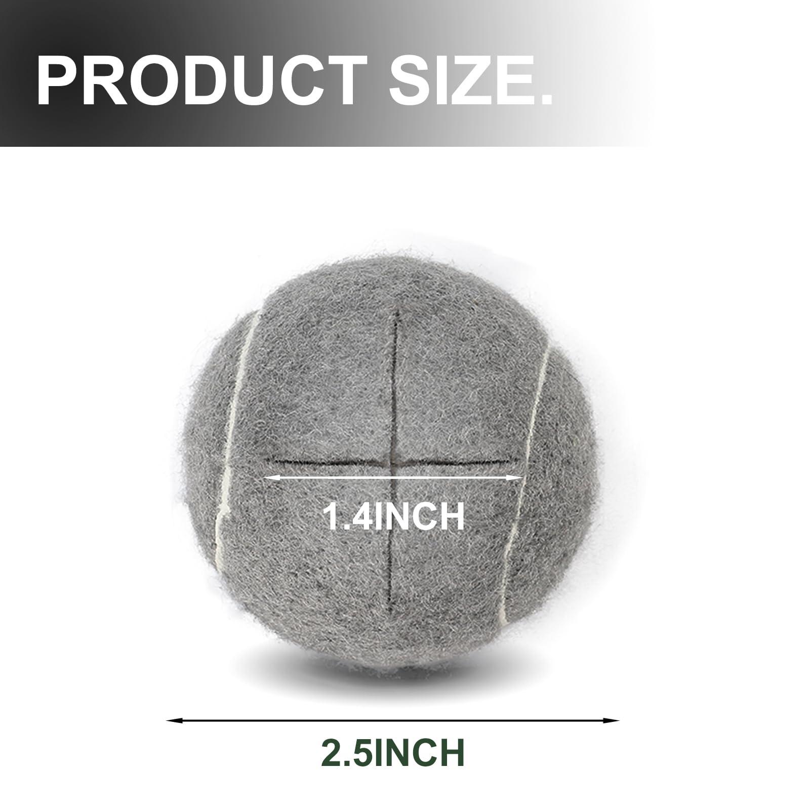 ANCKNE 4 PCS Precut Walker Tennis Balls, Walkers Legs Universal Precut Glide Balls,Heavy Duty Long Lasting Felt Pad Glide Coverings for Furniture Legs and Floor Protection