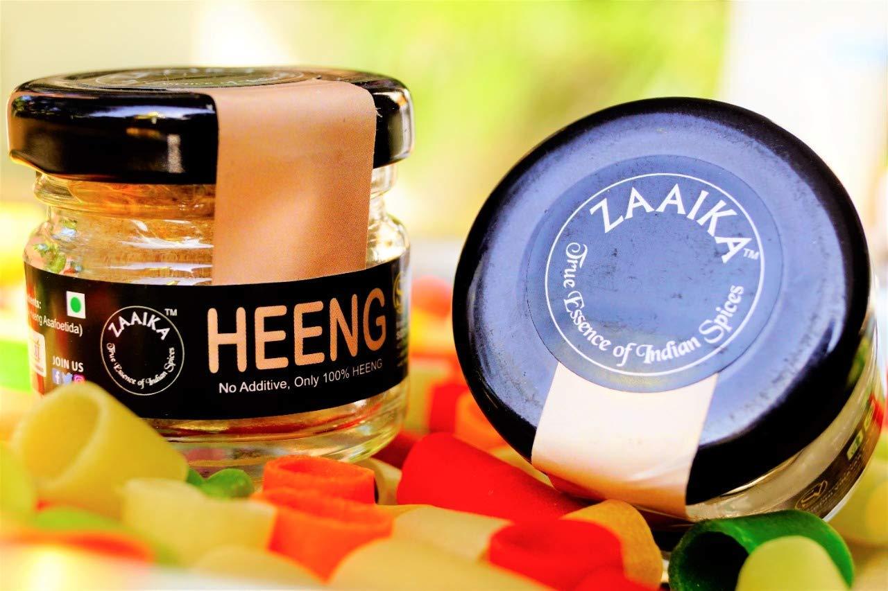 ZAAIKA ZAAIKA Extra Strong Natural Asafoetida Pure Hing | Hand Pounded Organic Pure Kadak Heeng | Hing Granule | Hing Asafoetida | Hing - 15 gm Afghani Nukra | No Atta No Maida