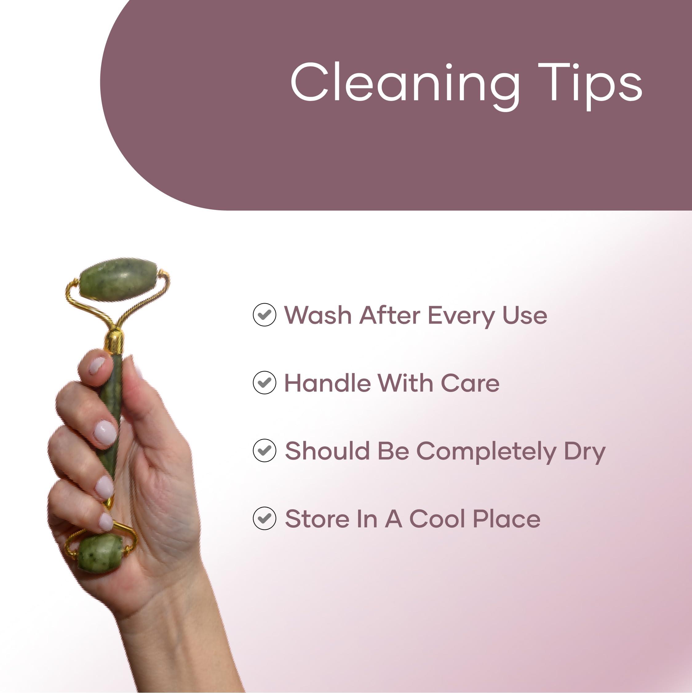 mars by GHC mars by GHC Saturn By Ghc Facial Massager Jade Roller & Gua Sha Tool Natural Himalayan Stone | Good Health Company (Pack Of 1)