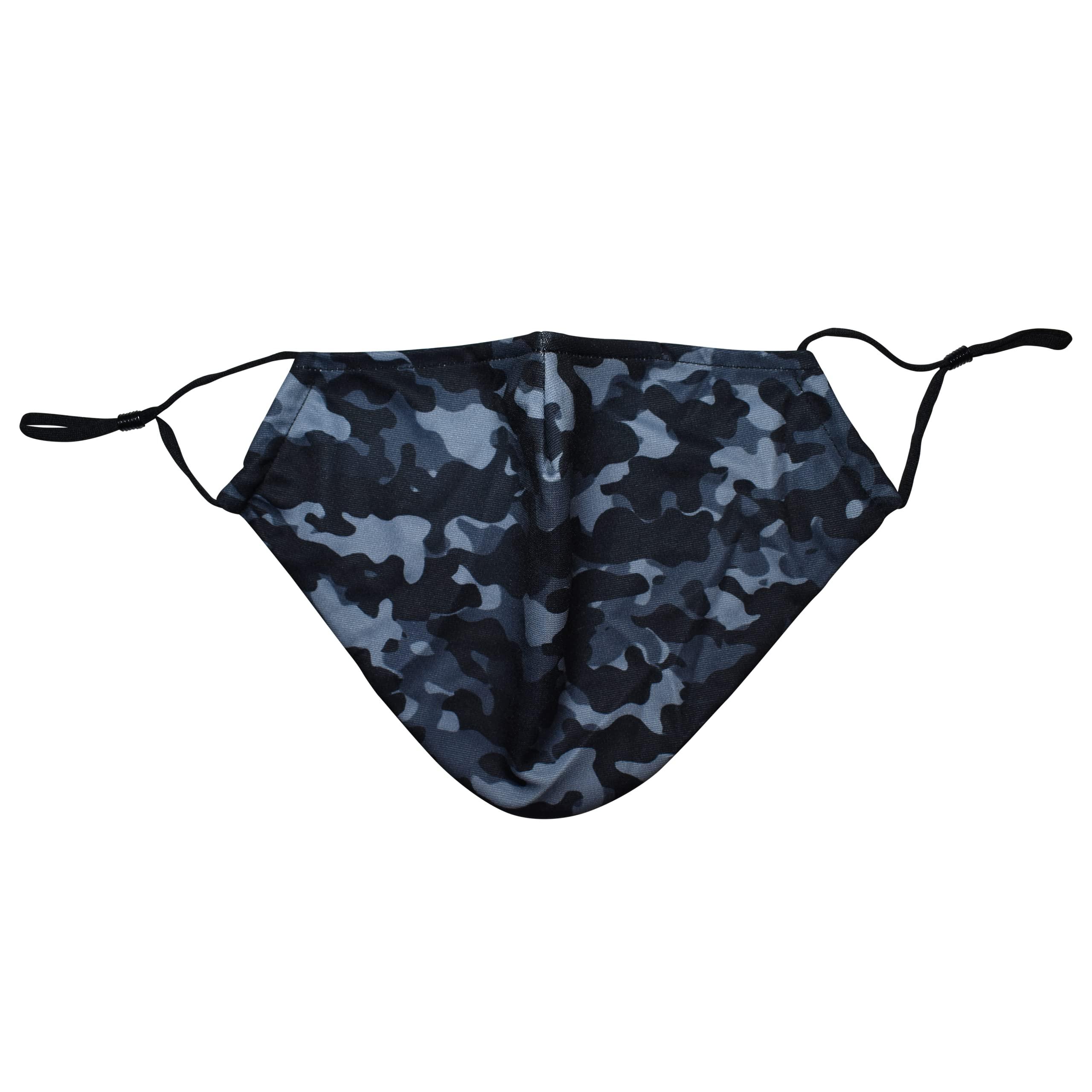 KT Valley Company Beard Face Mask for Men with a Beard, Bearded Men Face Mask, Reusable and Comfortable Beard Mask (Camo Gray (7 Inches) Gen 2)