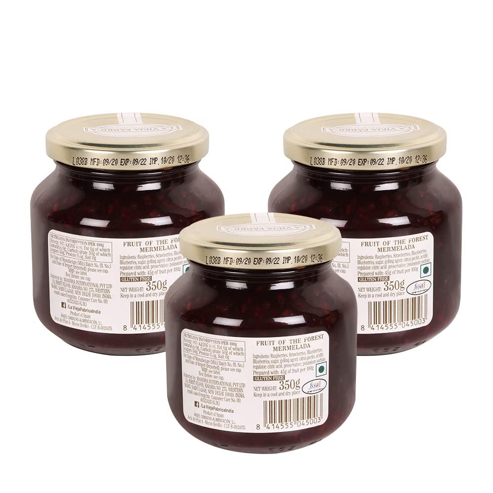 La Vieja Fabrica La Vieja Fabrica Fruit Of The Forest Mermelada Jam, 12.35 oz  350 g, 3 Pack