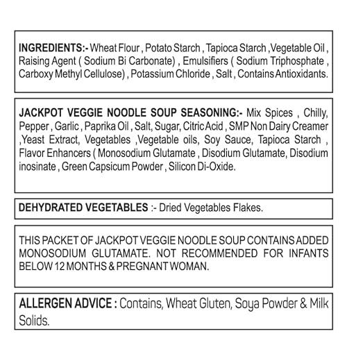 Kab\'s Jackpot Kab\'s Jackpot Veggie Noodle Soup, 3.53 oz / 100 g