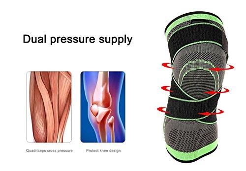ASOONYUM HipStone Knee Sleeve, Compression Fit Support -for Joint Pain and Arthritis Relief, Improved Circulation Compression - Wear Anywhere - Single (XXXL)