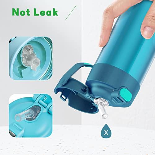 Marbe 6pack Replacement Straws for Thermos Funtainer Bottle, Straws Stem Set with Cleaning Brushesï¼Å’Safe to use for Adult/Children (6 Straws+3 Cleaning Brushes)