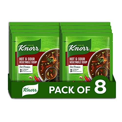 Knorr Knorr Classic Hot & Sour Vegetable Soup, 43 g (Pack of 8),Transparent