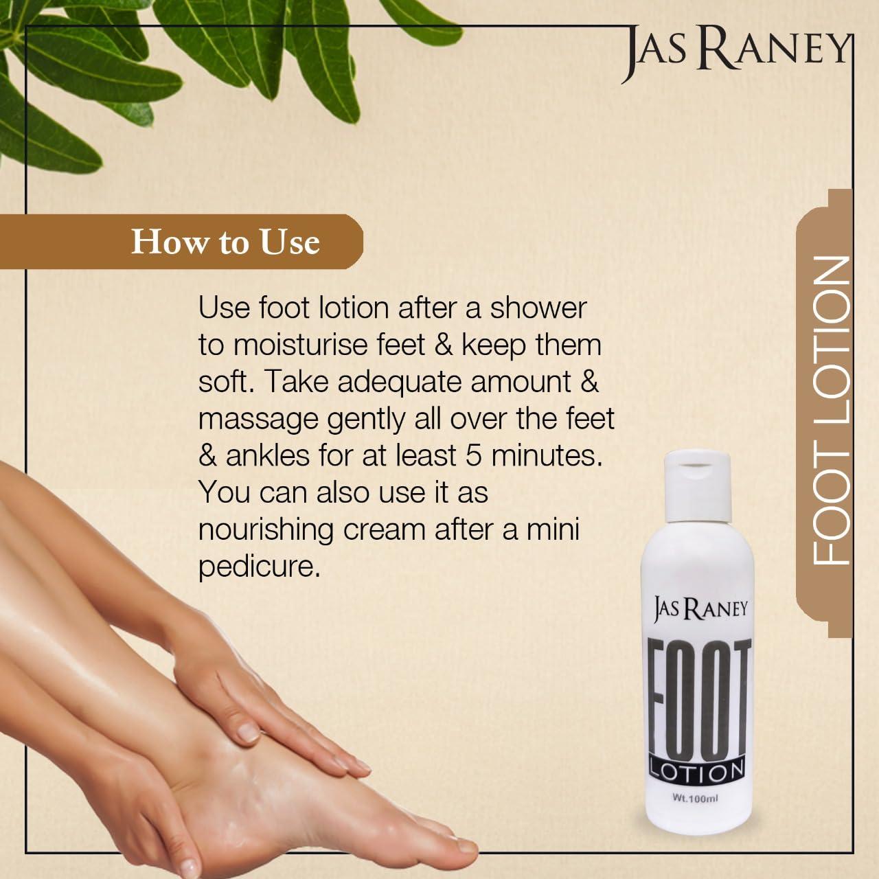 Jas Raney Foot Magic Moisturizing Foot Cream for Dry, Cracked Heels, Feet Moisturizer with Fragrance 100ml