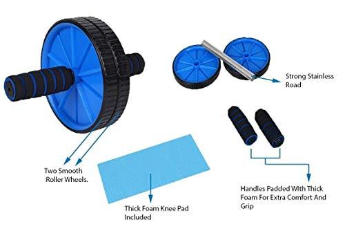 VIRTUAL WORLD VIRTUAL WORLD Ab Exercise Roller | Balance Wheel Roller | Ab Wheel Roller (Soft Cushioned Handle)