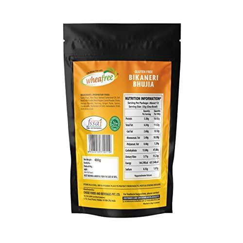 wheafree Wheafree Gluten Free Namkeen Combo Pack - Bikaneri Bhujia 400g + Boondi 300g | Delicious, Ready to Eat Snacks | Indian Tasty Crispy and Crunchy Snacks | Tangy and Spicy Taste