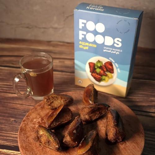 Foo Foods Foo Foods Ready To Fry Kallumakkaya Nirachathu I Stuffed Mussels |2 Pack Combo (5 Pieces 2) | Sancks | Ready in 2 mins | Kerala Snacks | Sea food, Just Open and Fry