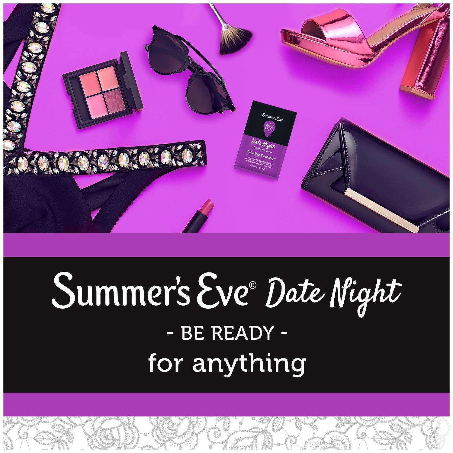 Summer's Eve Summer’s Eve Feminine Wipes, Date Night, 16 Cloths