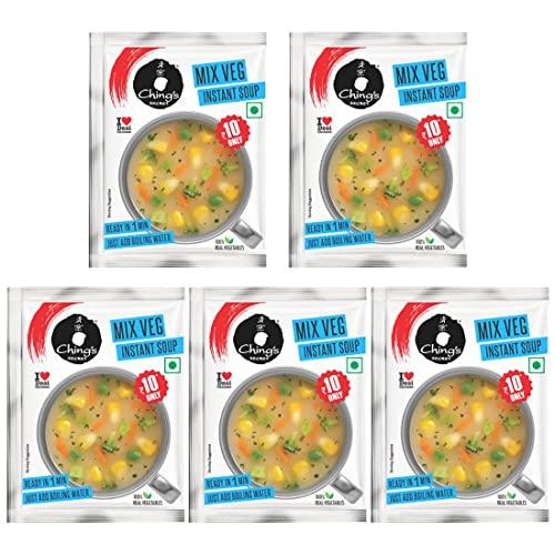 Ching's Secret Ching's Instant Mix Veg Soup 15 gm (Pack of 5)