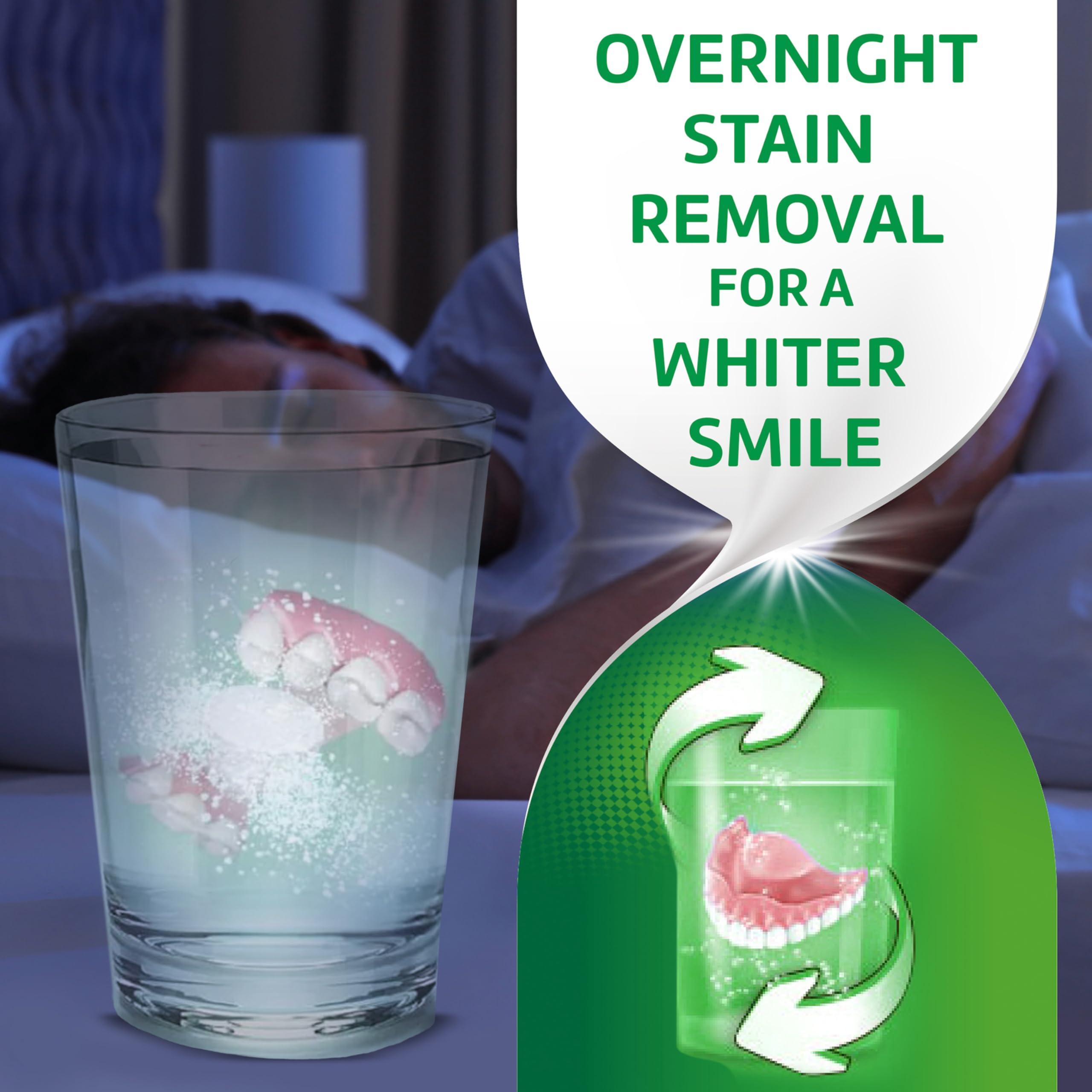 Polident Polident Antibacterial Overnight Denture Cleanser Triplemint - 120 Tablets