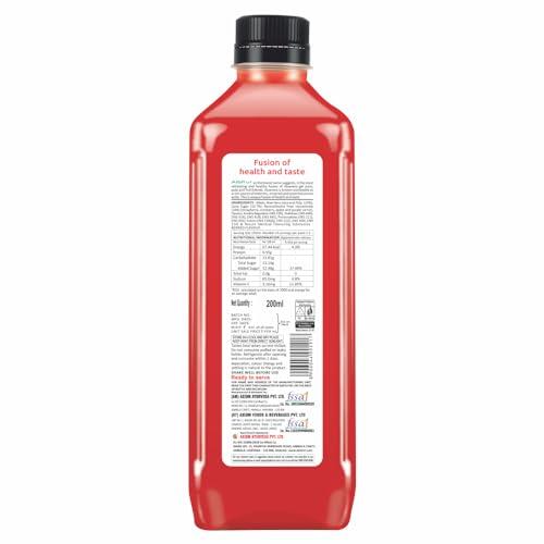 ALO FRUT Alo Frut Berries Aloevera Chunks & Juice 200ml(Pack of 48) - 1 Case | Fruit Juice Mai Aloevera Chunks | Healthy Hai Isme Aloevera Hai | Ready To Serve Drink