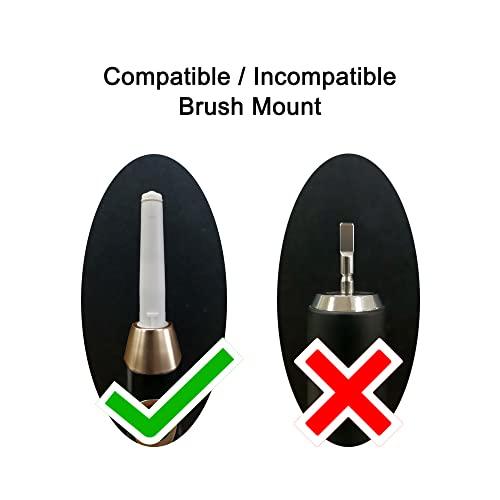 YUNCHI Toothbrush Replacement Heads Compatible with Teeteck YUNCHI Y1 Electric Toothbrushes 5 Pack - Pink