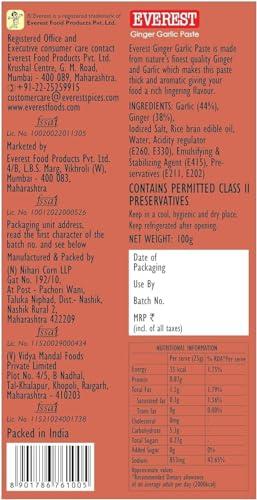 Everest Everest Ginger Garlic Paste 100gm