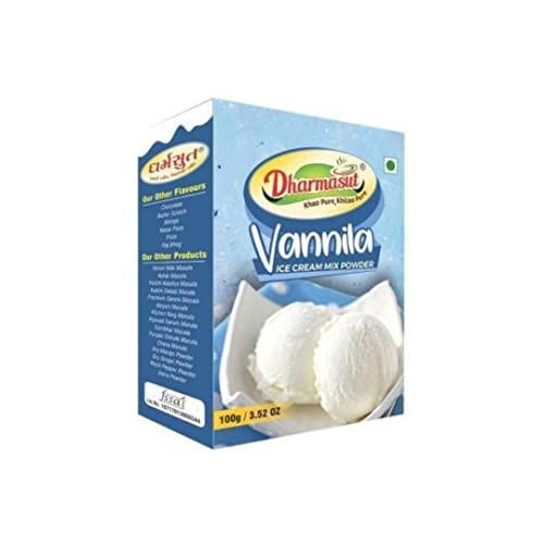 Dharmasut 2 Vanilla + 2 Chocolate Instant Ice Cream Mix Powder | Combo of 4
