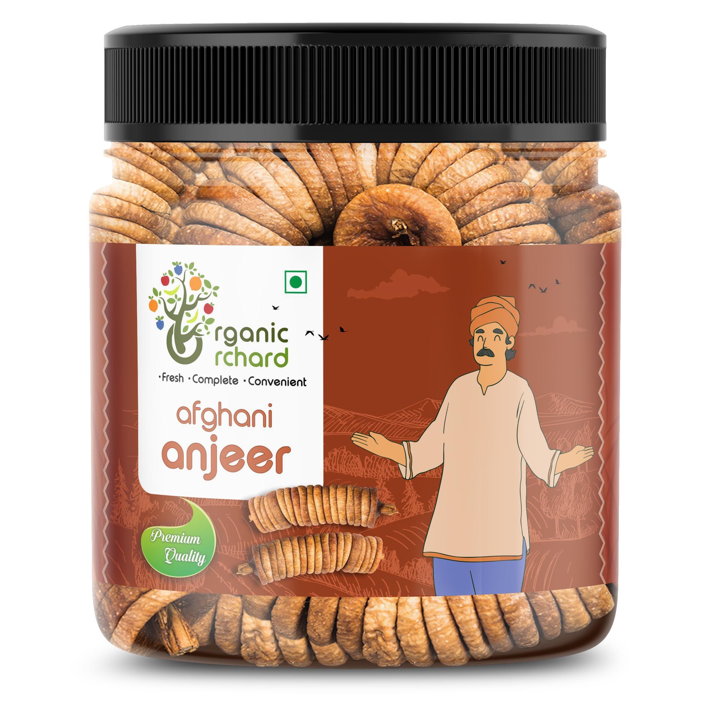 GO KITCHEN GO KITCHEN Afghanistan Afghani Anjeer Figs Big Size Anjir Dried Figs Zero Added Sugar & Preservatives Dry Fruit (Pack of 450 gram)