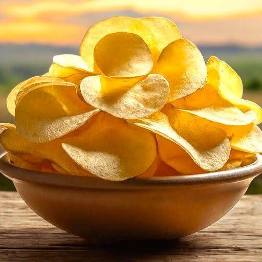 Kten SINCE 1984 TASTY FOOD... HEALTHY MOOD! Salted Potato Chips 1 KG| Aloo Chips | Classic Salted Potato Wafers - 1Kg