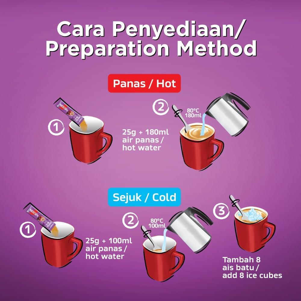 Nestle Nescafe Latte Mocha Coffee, 31g (Pack Of 15)