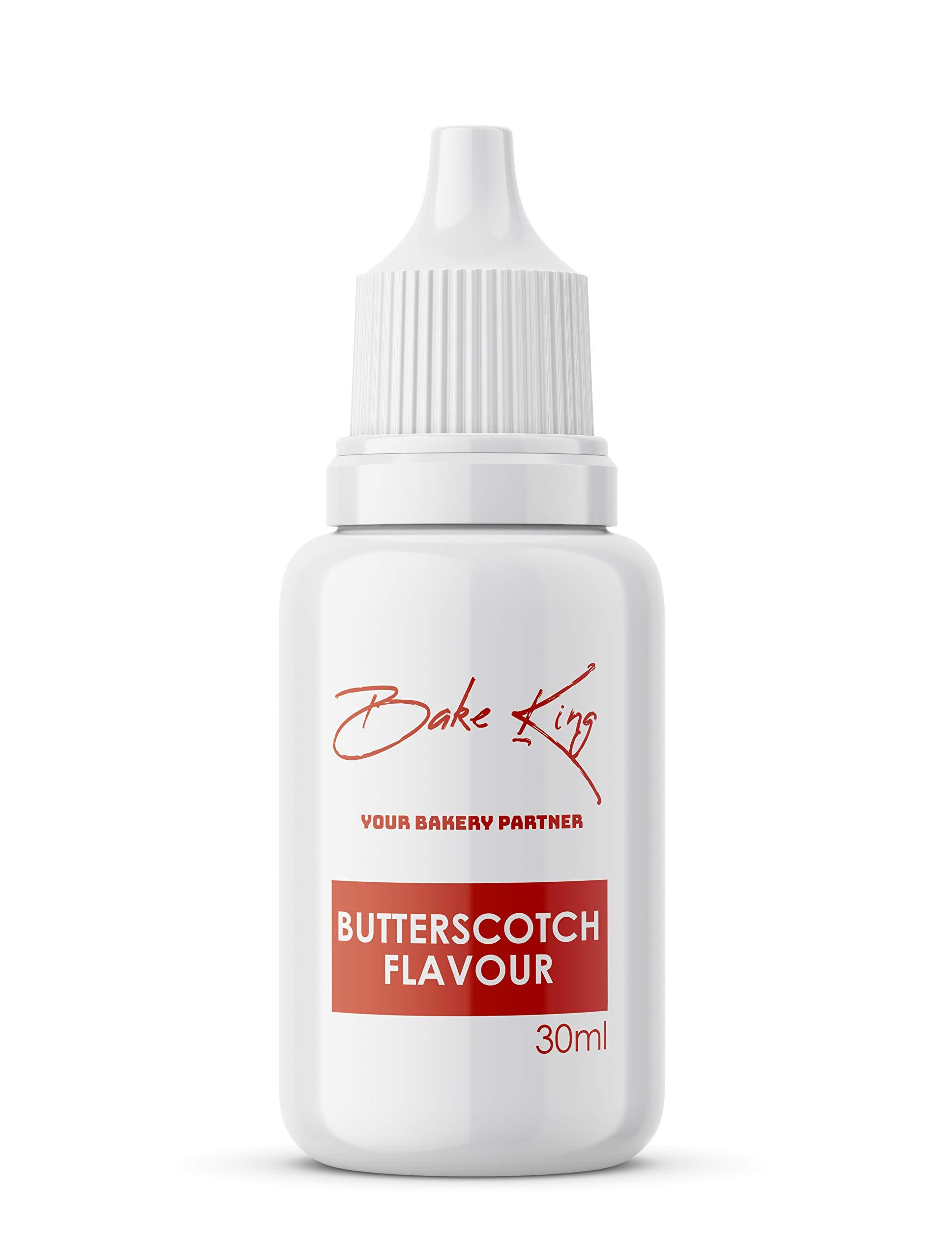 BAKE KING BAKE KING Butterscotch Flavour 30ML Essence for Baking Cakes, Jams, Jelies, Cookies, Ice Creams and Puddings Liquid Food Essence for Cake Making (Butterscotch Flavour 30ml)