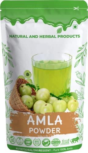 Natural and Herbal Products Amla powder for skin/Amla powder for eat / 100% Pure Amla for hair growth organic/Organic Amla powder for drinking eating/Amla powder for hair black/Amla powder for immunity