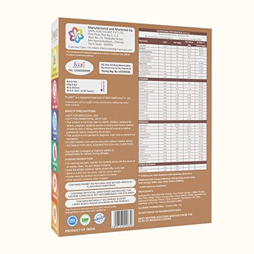 PRO360 Pro360 Diabetic Care Protein Powder for Diabetes - Food Supplement for Diabetic Patients - Helps in Managing Blood Sugar Levels - Zero Added Sugar - 200g Refill pack (Roasted Coffee)