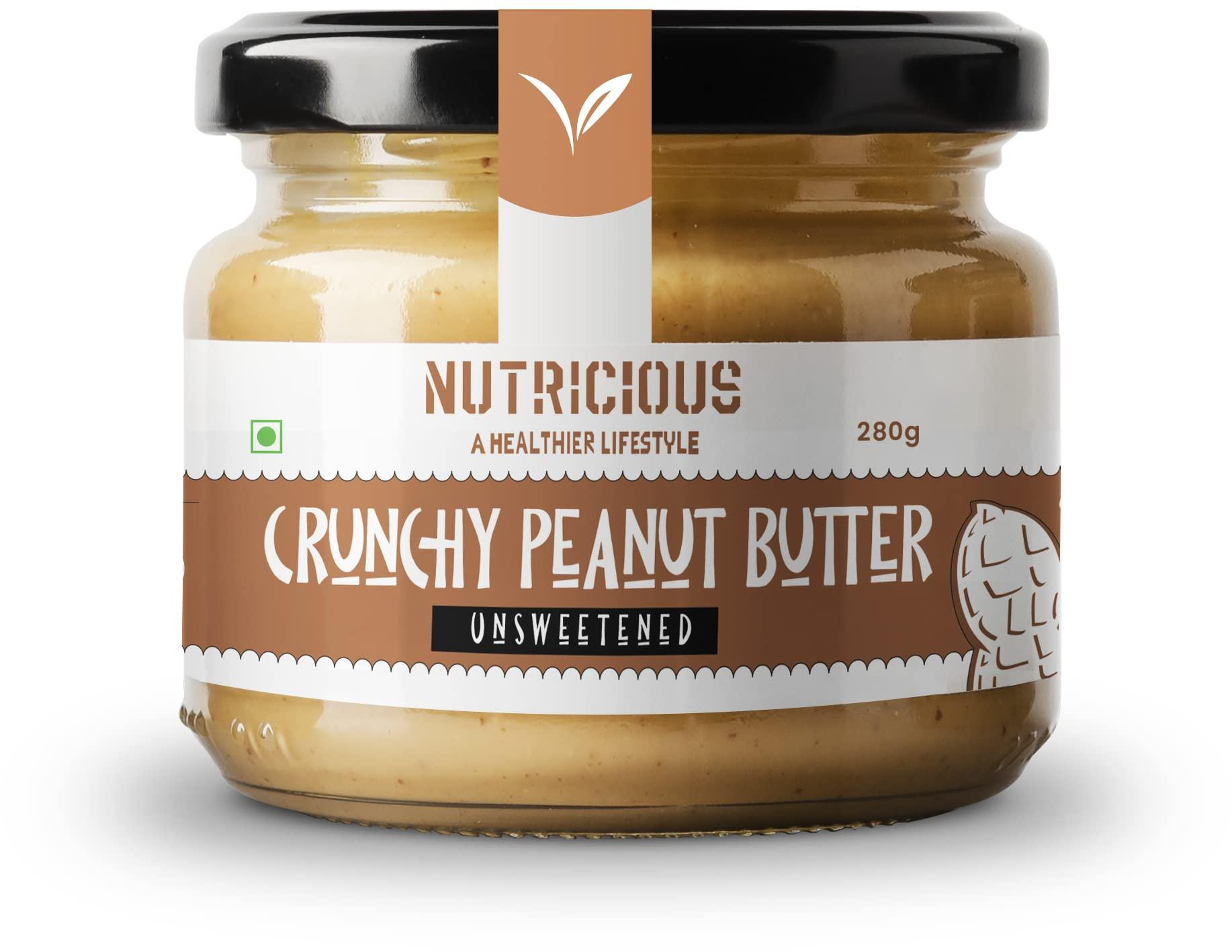 NUTRICIOUS Nutricious - Crunchy Peanut Butter | Unsweetened | 280g