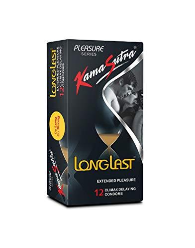 KamaSutra Kamasutra Longlast (3PC), Ribbed (6PC) - UPFK200275 Condom (Set of 9, 12 each, 108 Sheets)