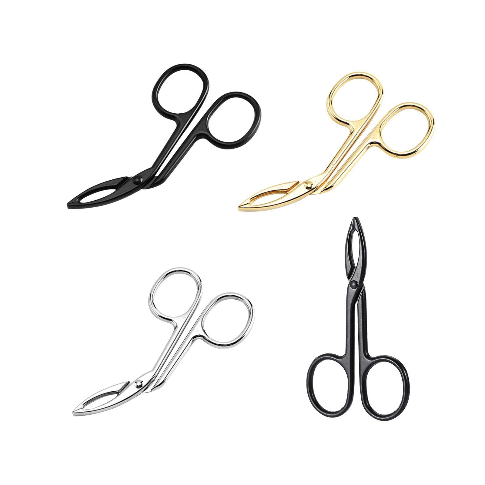 T.O.G. T.O.G. Eyebrow Tweezers Scissors Handle Comfortable Grip Flat Tip Tweezers Trimming Black Health & Beauty | Shaving & Hair Removal | Tweezers