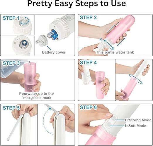 Aspeona Aspeona Portable Travel Bidet Sprayer, Mini Handheld Personal Bidet Sprayer, Travel Electric Bidet Portable Handheld Personal Bidet Sprayer, for Hygiene Cleaning; Postpartum & Baby Care; Hemmoroid Treatment.