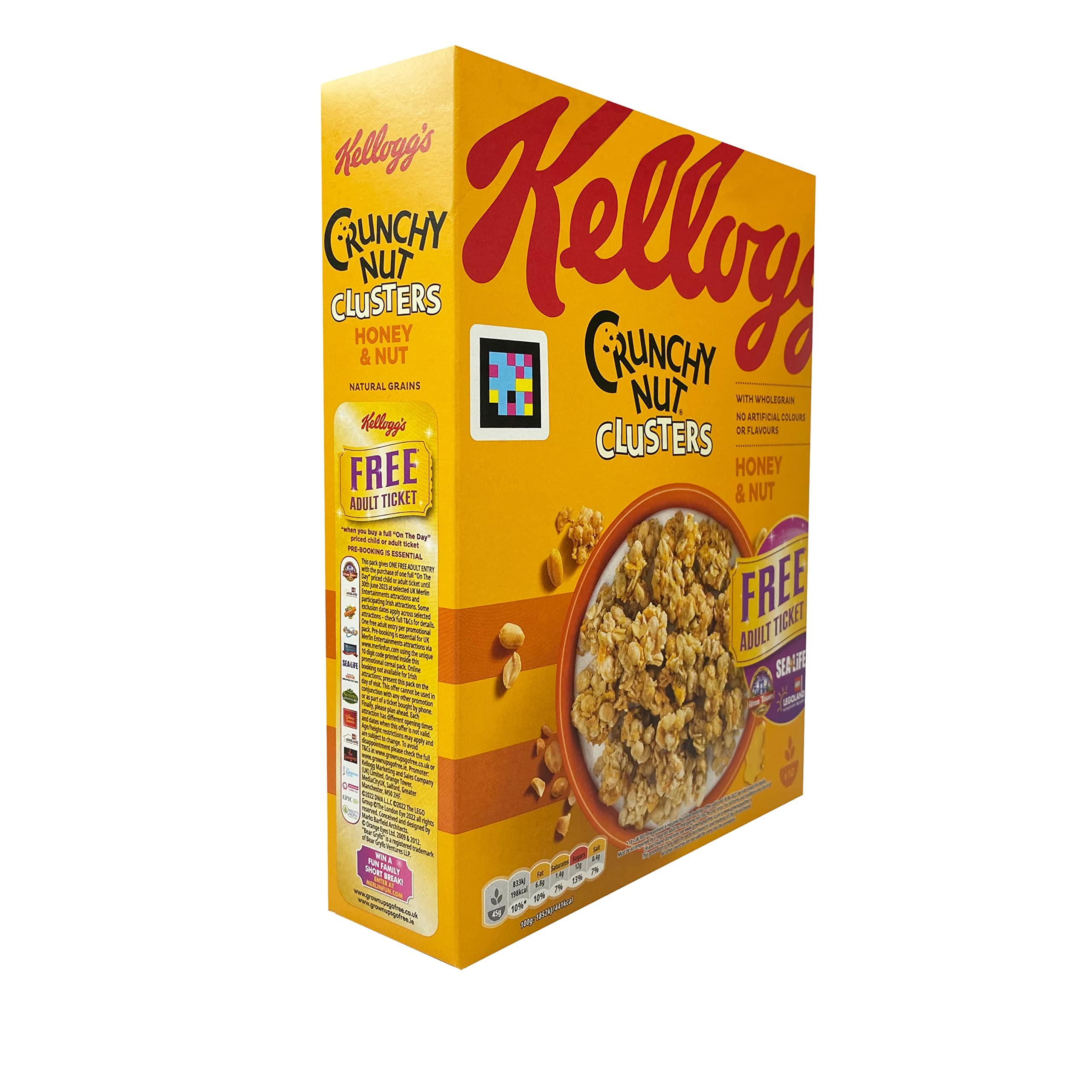 Kellogg's Kellogg's Crunchy Nut Honey & Nut Clusters, 450 g