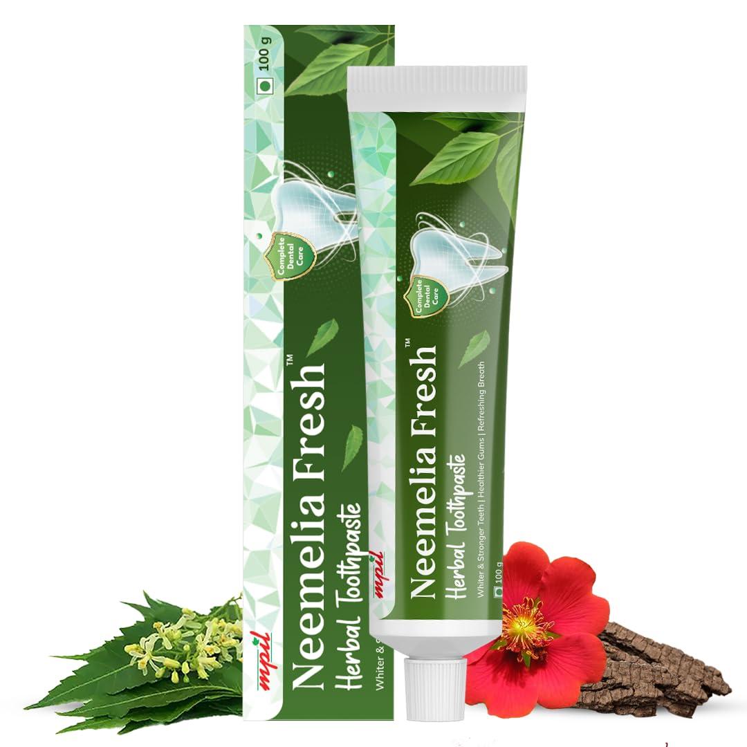MPIL MPIL Neemelia Fresh Toothpaste | For Healthy Gums & Strong Teeth 100gm (Pack of 1)