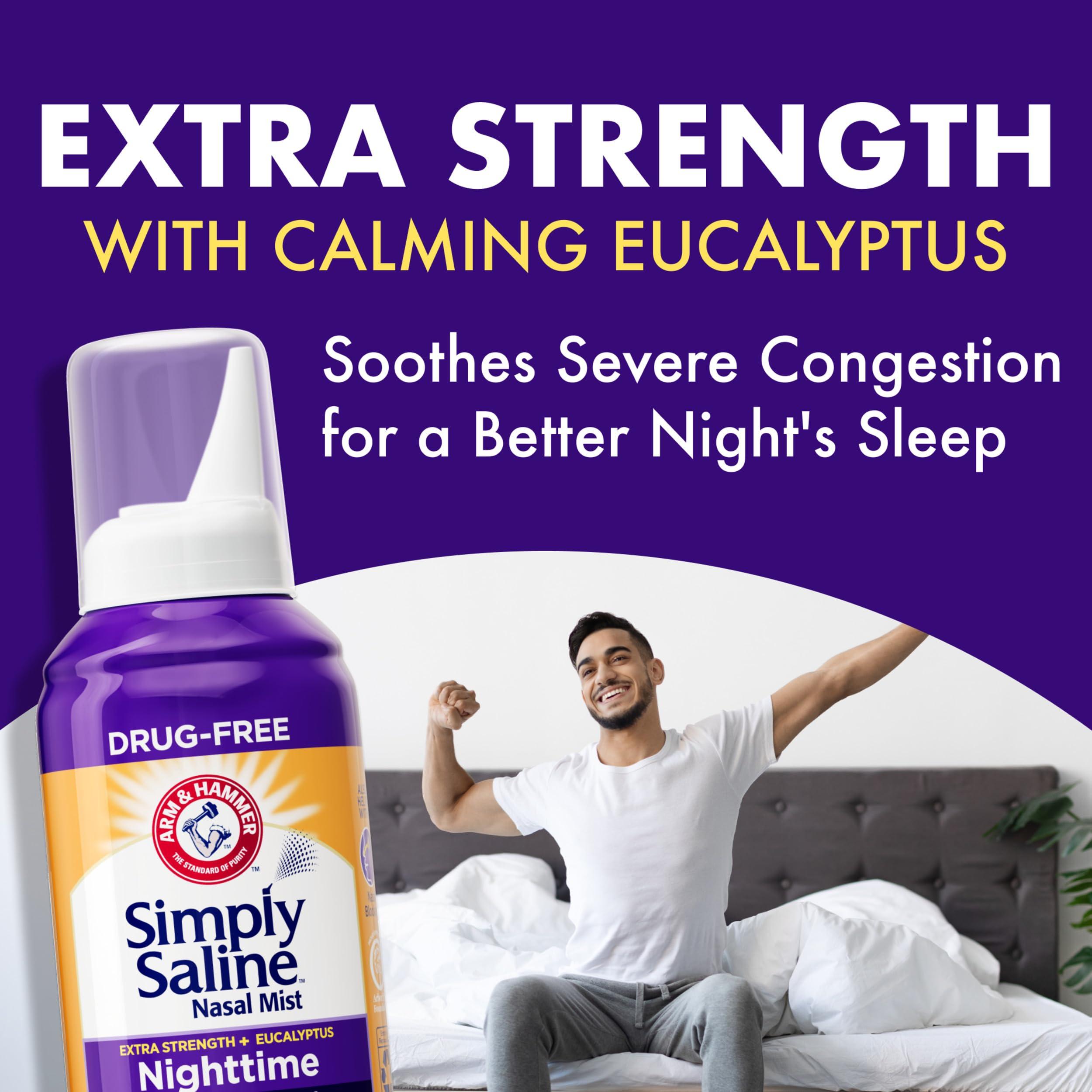 Arm & Hammer Simply Saline Plus Extra Strength Nighttime Formula Nasal Mist