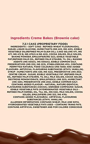 Lavian Exotique Lavian Exotique Chocolate Brownie Cakes Creme Bakes, 2 x 20 vegetarian cakes pack (40 cakes)