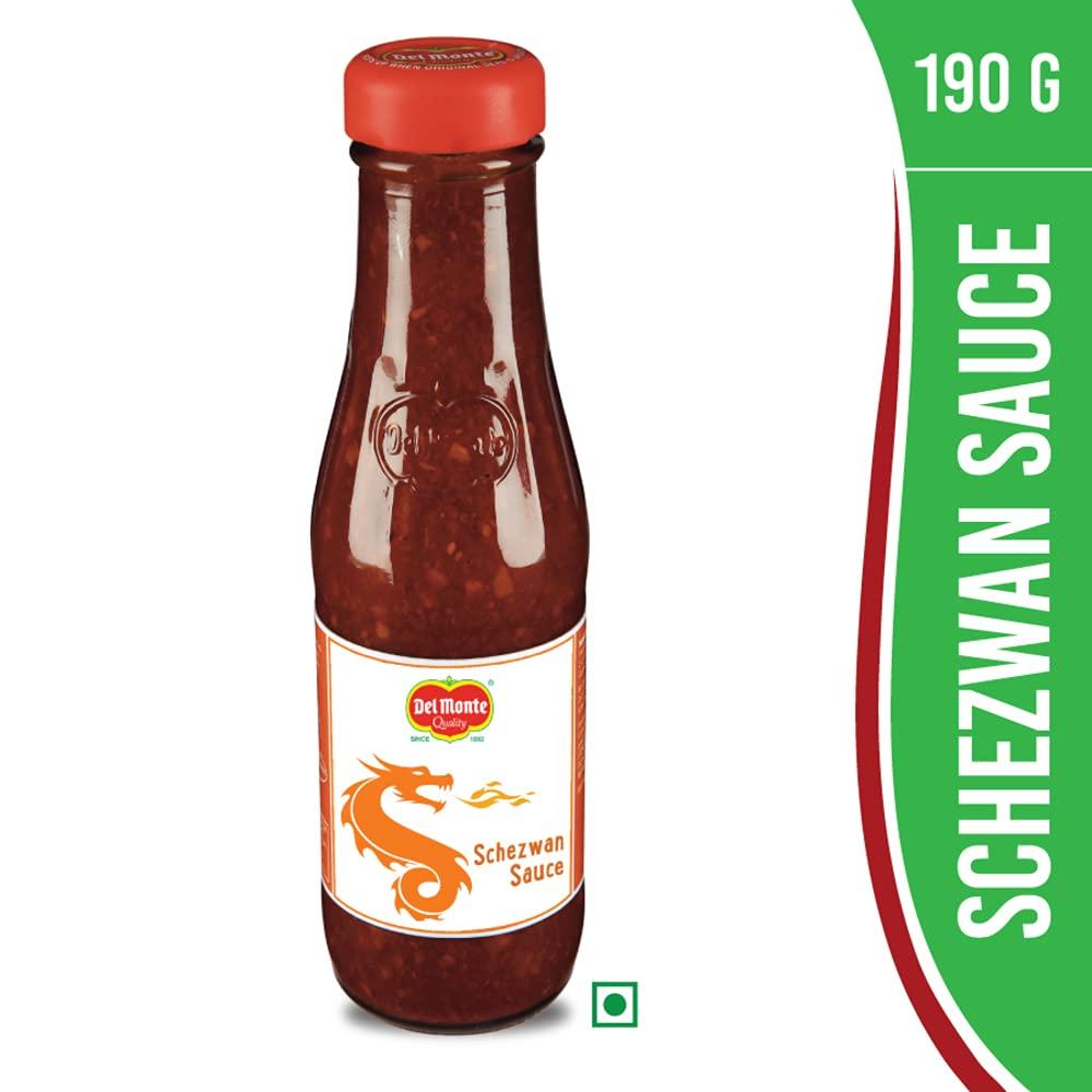 Del Monte Del Monte Tomato Ketchup Sweet and Spicy Pouch, 950 g & Delmonte Del Monte Schezwan Sauce, 190g
