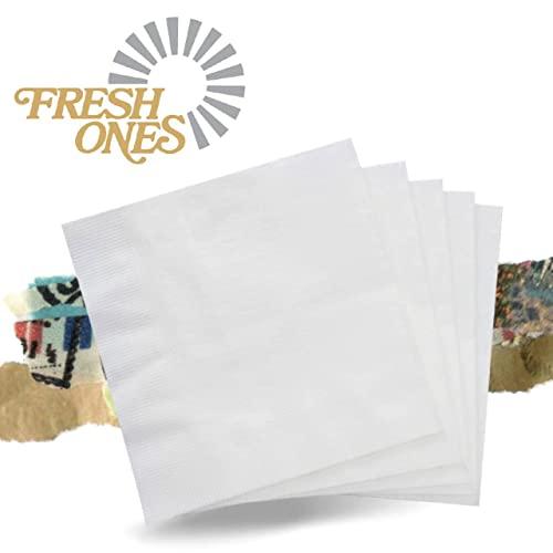 Fresh Ones Fresh Ones Facial Tissues Papers 800 Pulls 2 Ply Soft & Silky Napkins Wipes ( Pack of 4 )